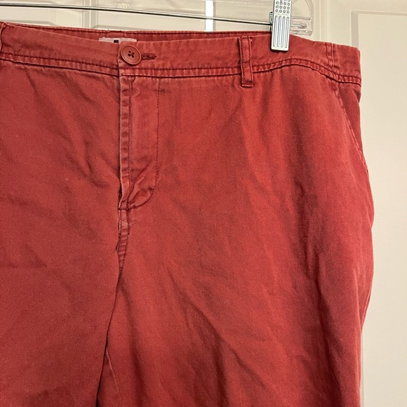 Woolrich HLP01165 Red Cotton Pants Size 14 - Picture 3 of 12